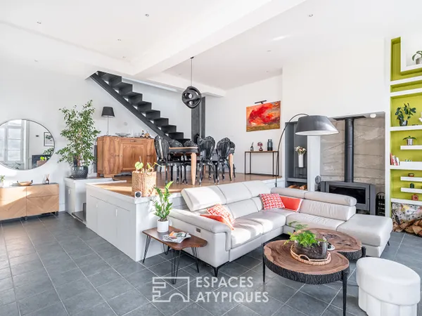 Appartement de caractère au coeur de Vaux en Beaujolais 