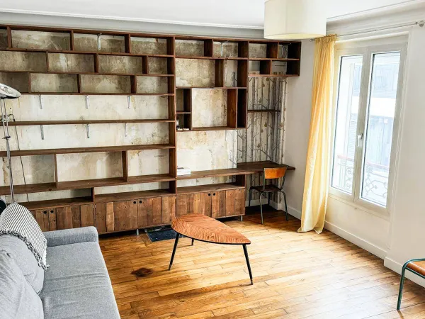 Loue appartement 2-pièces meublé Paris 18e arrondissement 