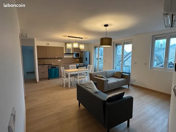 T3 duplex meublé hyper centre 