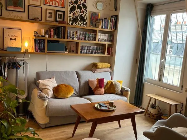2 pièces optimisé avec rangements sur mesure, ascenseur & vue dégagée - Vaugirard 