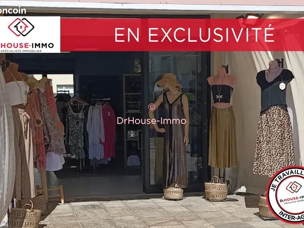 Boutique 80 m² cap d agde 