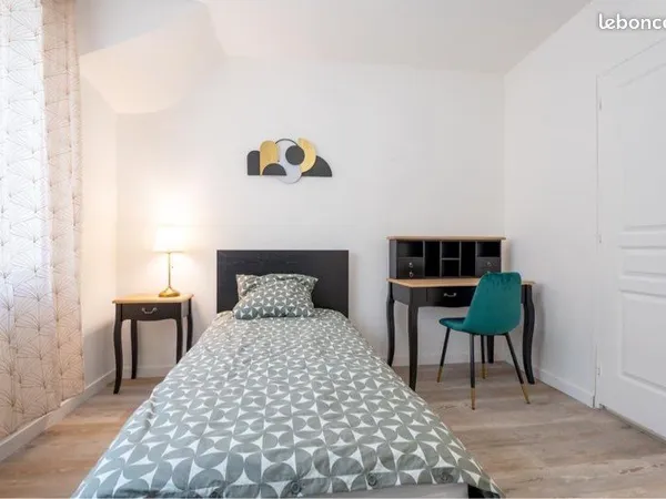 Chambre en coliving tout équipé - Mériadeck / Pey-Berland - charges incluses 