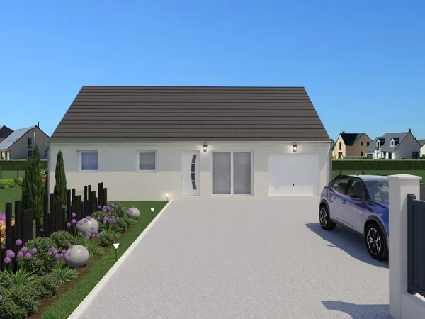 TERRAIN + MAISON 3 CHAMBRES + GARAGE à Patay 