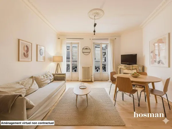 Appartement 3 pièces 60 m² 