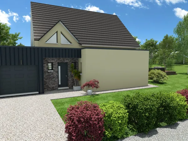 Terrain+Maison à Arc-sur-Tille 4 chambres 