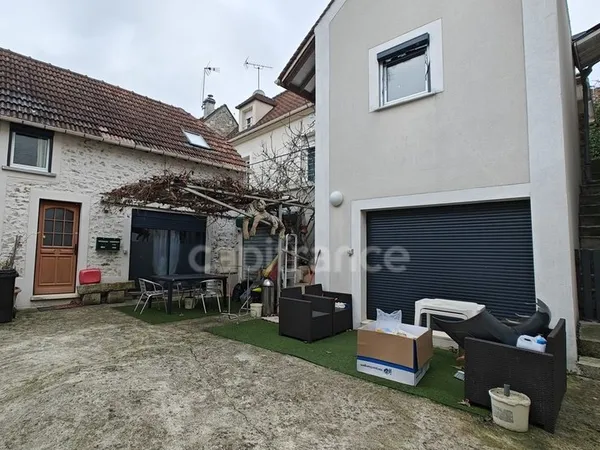 À vendre MAISON 4 pièces + APPARTEMENT type 1 loué SAINT CHERON (91) 