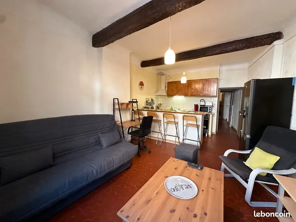 Appartement meublé 1 chambre 45 m² - Bail Mobilité - Centre historique Aix-en-Provence - 