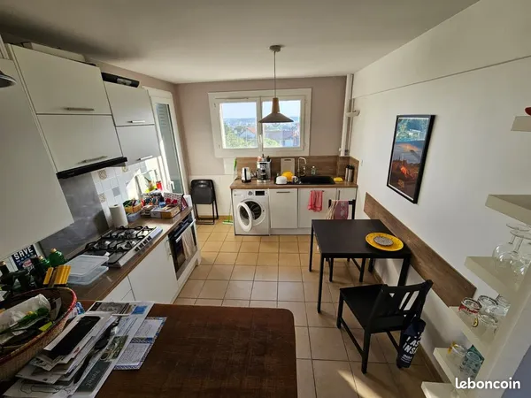 A vendre - appartement T3 meublé de 50 m² (+ cave, balcon et loggia) 