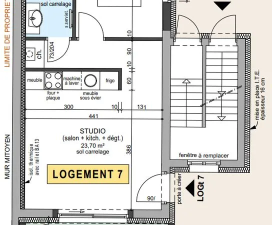 Appartement T1 - Terville 