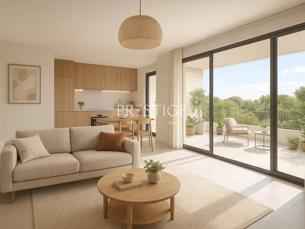 A Montpellier , Appartement T2 42m2 avec terrasse de 20m2 