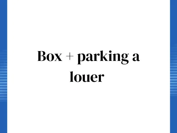 Parking / box Chennevieres Sur Marne 26 m2 