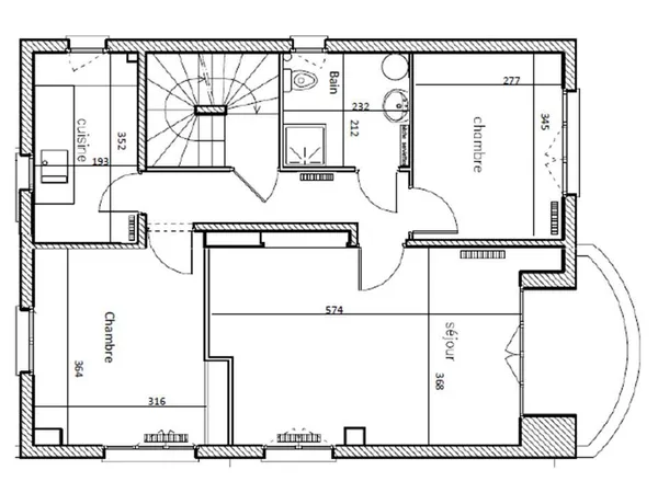 Location 60m² 3p à Sevres (92) 