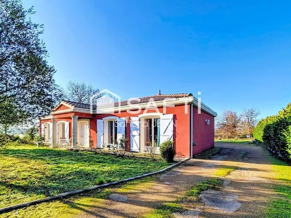 Maison individuelle dans un cadre idyllique 