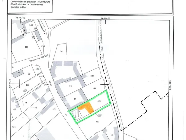 Terrain 1266 m² 