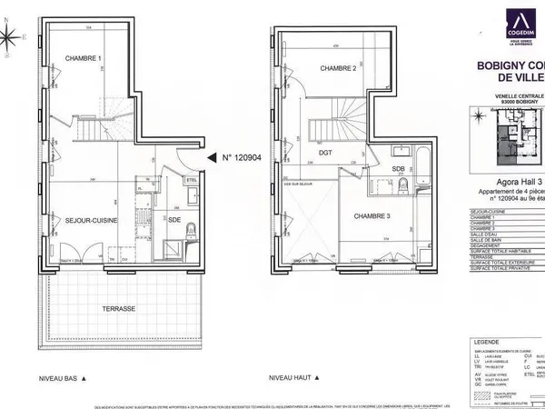 Appartement 4 pièces 76 m² 