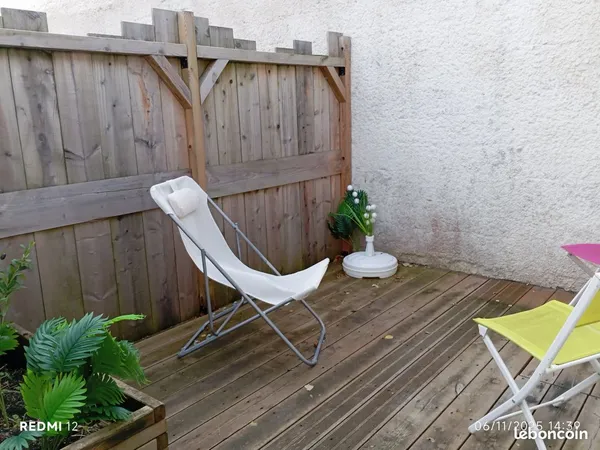 Maisonnette tout confort avec terrasse 