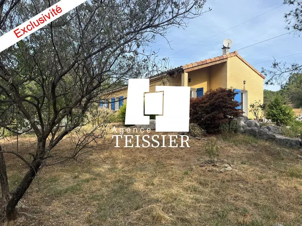 Exclusivité : 07140 Les Vans, Villa de plain pied au calme et a 