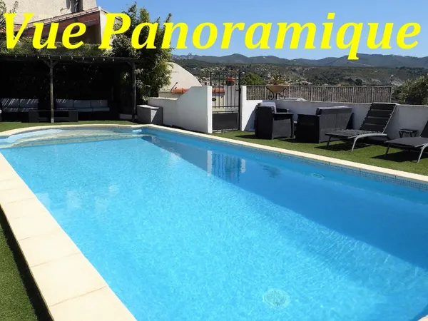 HAUT de MAISON Independant Type 4-5- PISCINE-TERRAIN 450M²env - 