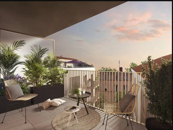 CRAPONNE - T4 Neuf avec un balcon exploitable de 9m² 