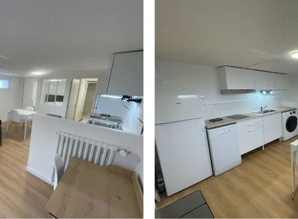 T1 bis meublé 30 m² avec jardin privatif 40m2 et entrée indépendante - Quartier du 