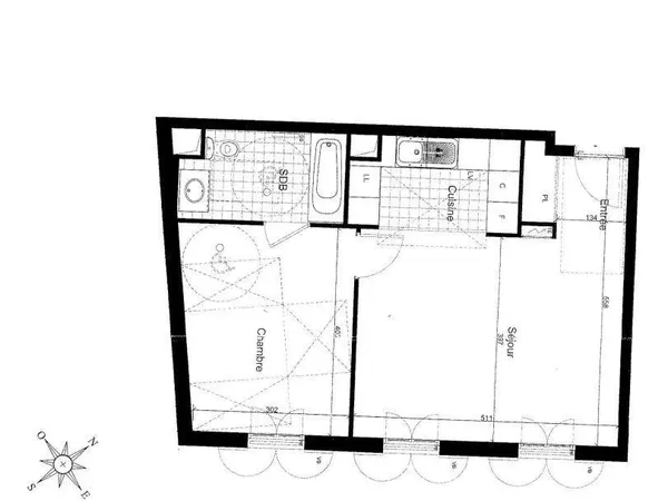 Vends T2 - 47.45m² - Croissy-sur-Seine 78290 