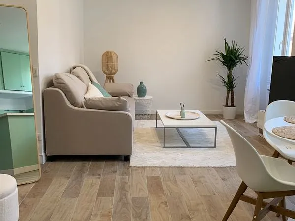 Appartement T2 Secteur BLANCARDE / VALLIER - 42m2 - Meublé - Clim 