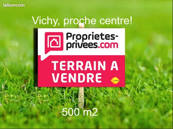Terrain 500 m² Vichy 