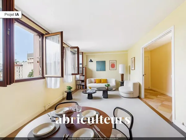 Appartement 2 pièces 54 m² 