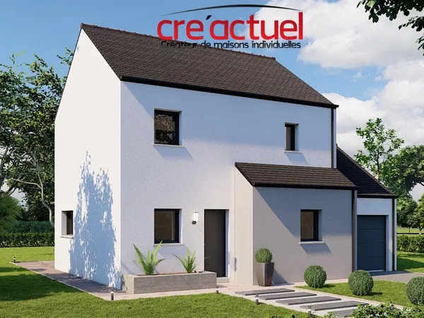 Terrain + maison 90 m² 