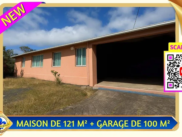 Maison de plain-pied 5 pièces 121 m² 