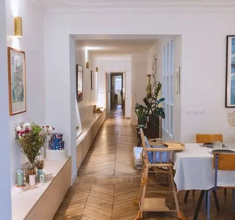 Loue grand appartement familial - 100m2 - Paris 10 