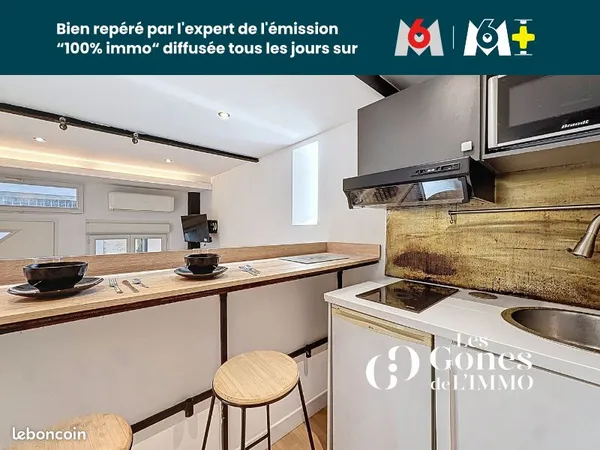Studio 1 pièce 18 m² 