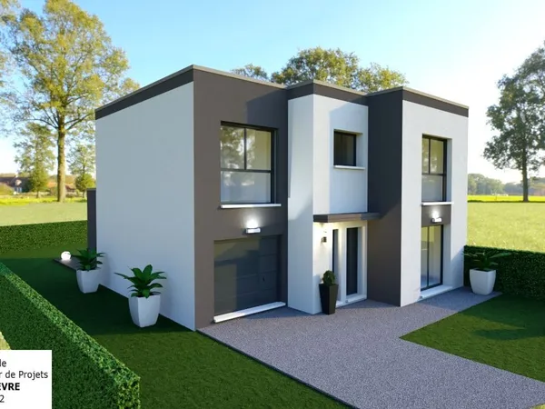 Terrain à bâtir de 307 m² à HERBLAY (95) 