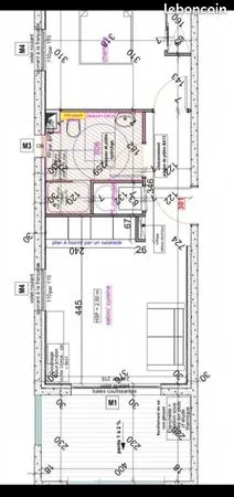 Appartement 2 pièces 40 m² 