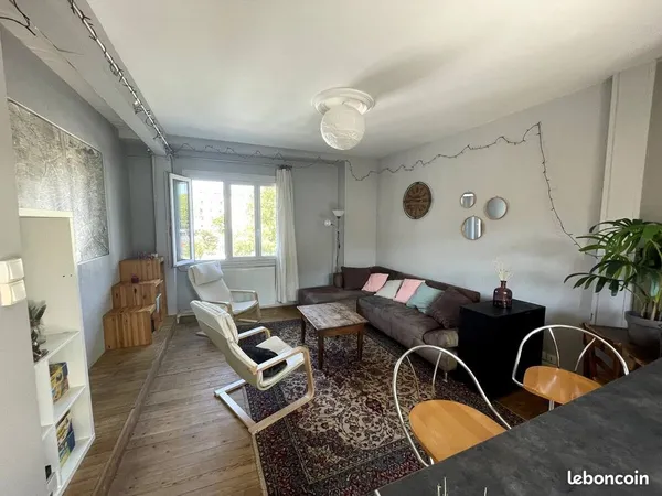T2 meublé 65m² - Proximité gare & centre-ville - Caen 