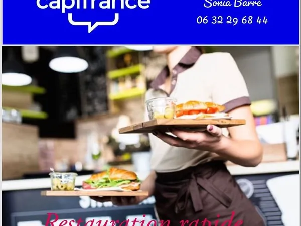 Fonds de commerce restauration rapide 54 m² 