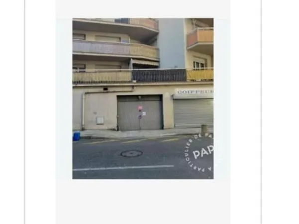 Garage fermé 