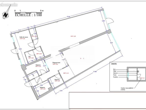 Local commercial 191 m² Colomiers 