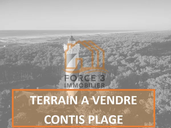 Terrain à bâtir avec permis de construire purgé - CONTIS PLAGE 