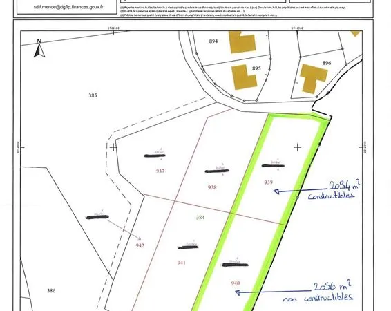 Terrain 4656 m² Saint-Étienne-du-Valdonnez 