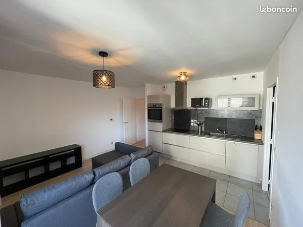 2 pièces 43m2 - Quartier n°1 Chablais Parc avec vue - 5 mins à pied de la gare CEVA et tram 17 