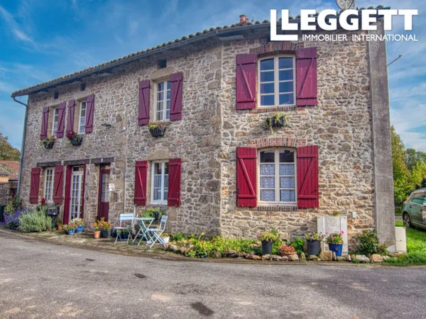 Belle maison de campagne avec jardin et grange 