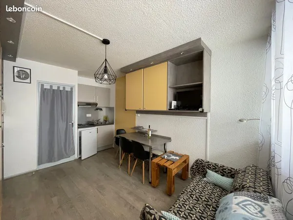 Studio cabine 4 personnes 19 m2 