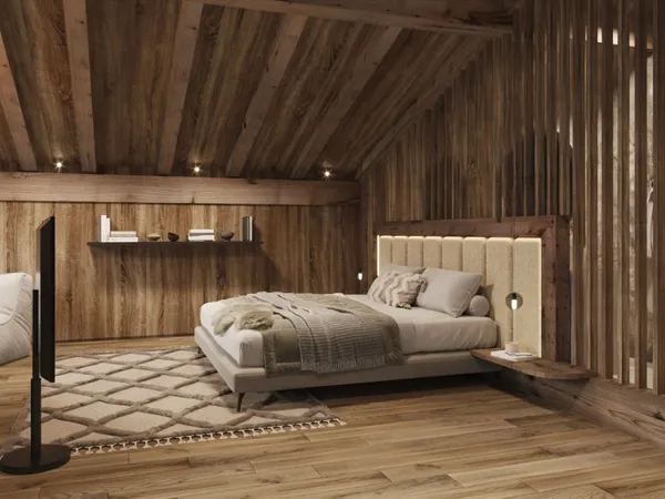 Chalet d'exception en VEFA à Megève avec piscine 