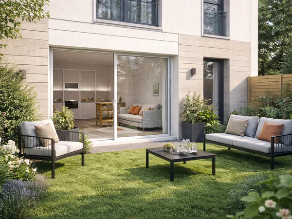 Rare : 3 pièces avec 2 jardins et une terrasse - 2 parkings - FRAIS DE NOTAIRES OFFERTS 