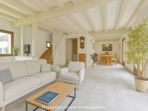 Maison lumineuse avec dépendance - secteur prisé de Champagne 