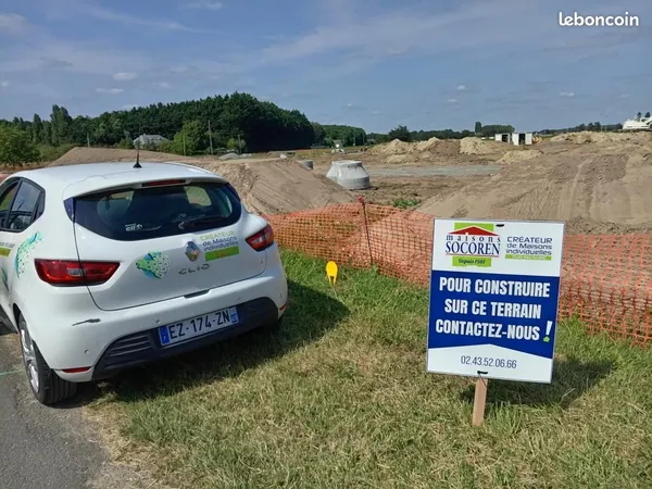 Terrain 551 m² Saint Barthelemy D Anjou 