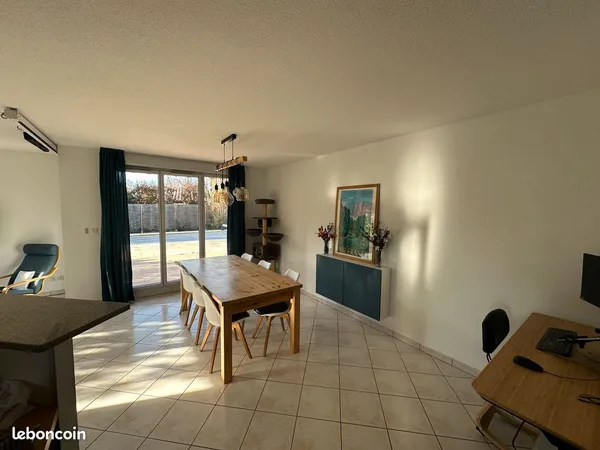 Maison 6 pièces au calme - 130m2 - Terrasse, jardin & piscine - Quartier Maourine 