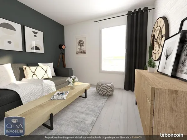 Appartement 1 pièce 19 m² 