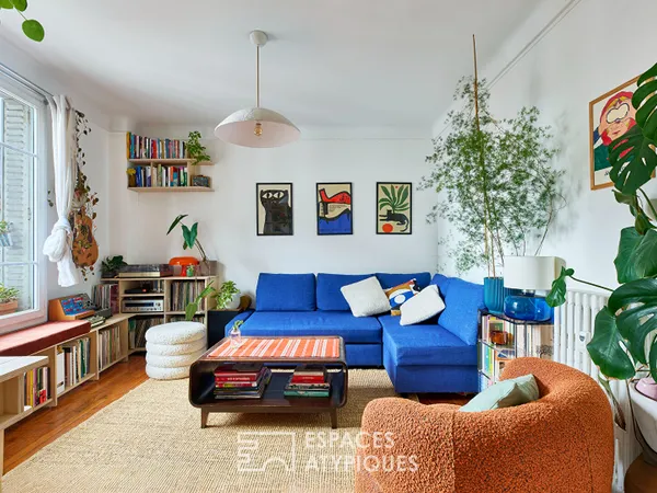Appartement optimisé en étage élevé proche Jules Joffrin 